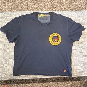 Aviator‎ Nation Tribe Of Peace Boyfriend Tee Gray Medium - FLAWED